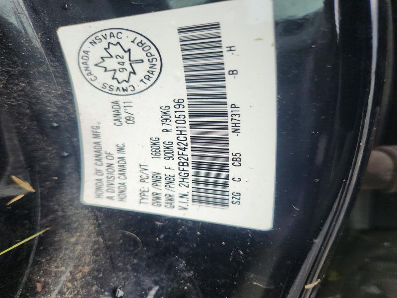 Aukcja sprzedaży 2012 Honda Civic, vin: 2HGFB2F42CH105196, numer aukcji: 65927066