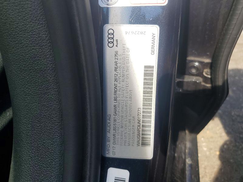 Aukcja sprzedaży 2018 Audi A6, vin: WAUG8AFC8JN017273, numer aukcji: 63848146