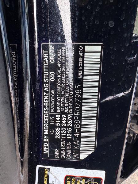 Продаж на аукціоні авто 2023 Mercedes-benz C, vin: W1KAF4HB8PR077985, номер лоту: 66958106