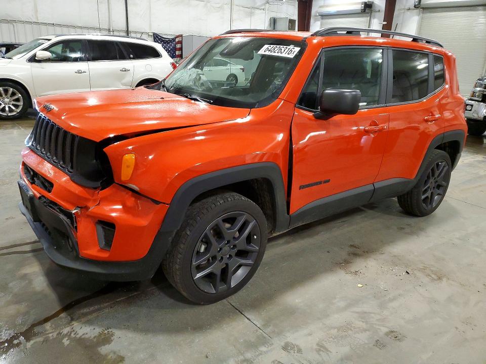 64826316 :رقم المزاد ، ZACNJDBB1MPM53873 vin ، 2021 Jeep Renegade مزاد بيع