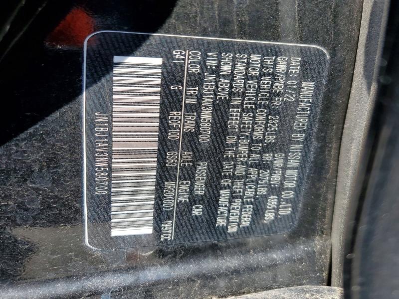 Продаж на аукціоні авто 2022 Nissan Rogue Sport, vin: JN1BJ1AV3NW580700, номер лоту: 63667776