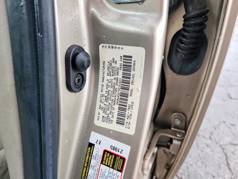 65875596 :رقم المزاد ، 1NXBU40E79Z151631 vin ، 2009 Toyota Corolla مزاد بيع