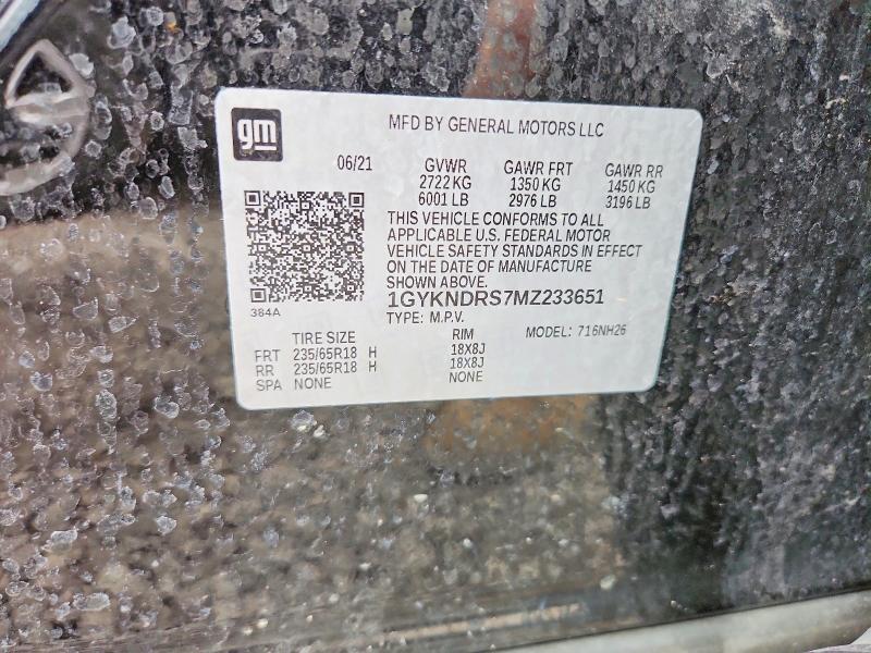 Продажа на аукционе авто 2021 Cadillac Xt5, vin: 1GYKNDRS7MZ233651, номер лота: 65627996