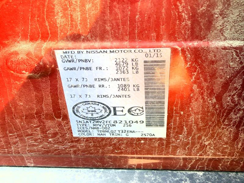 Продажа на аукционе авто 2015 Nissan Rogue, vin: 5N1AT2MV2FC821049, номер лота: 65442386