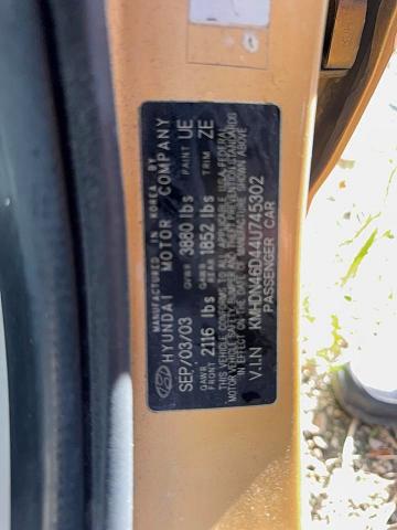 Продаж на аукціоні авто 2004 Hyundai Elantra, vin: KMHDN46D44U745302, номер лоту: 64426266