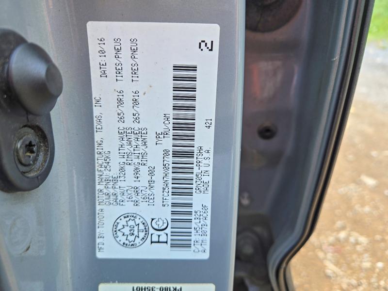 Aukcja sprzedaży 2017 Toyota Tacoma, vin: 5TFCZ5AN7HX057700, numer aukcji: 65182916