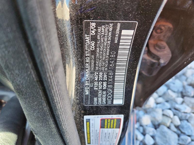 Продаж на аукціоні авто 2008 Mercedes-benz C, vin: WDDGF81X48F164180, номер лоту: 65481666
