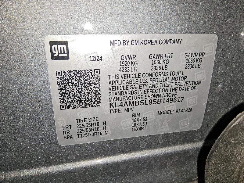 Aukcja sprzedaży 2025 Buick Encore Gx, vin: KL4AMBSL9SB149617, numer aukcji: 64397566