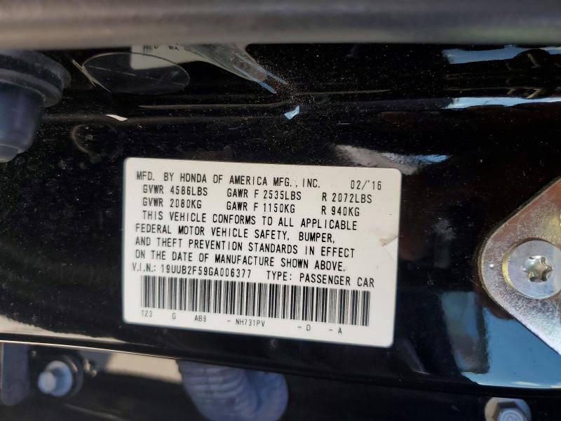 65497276 :رقم المزاد ، 19UUB2F59GA006377 vin ، 2016 Acura Tlx مزاد بيع