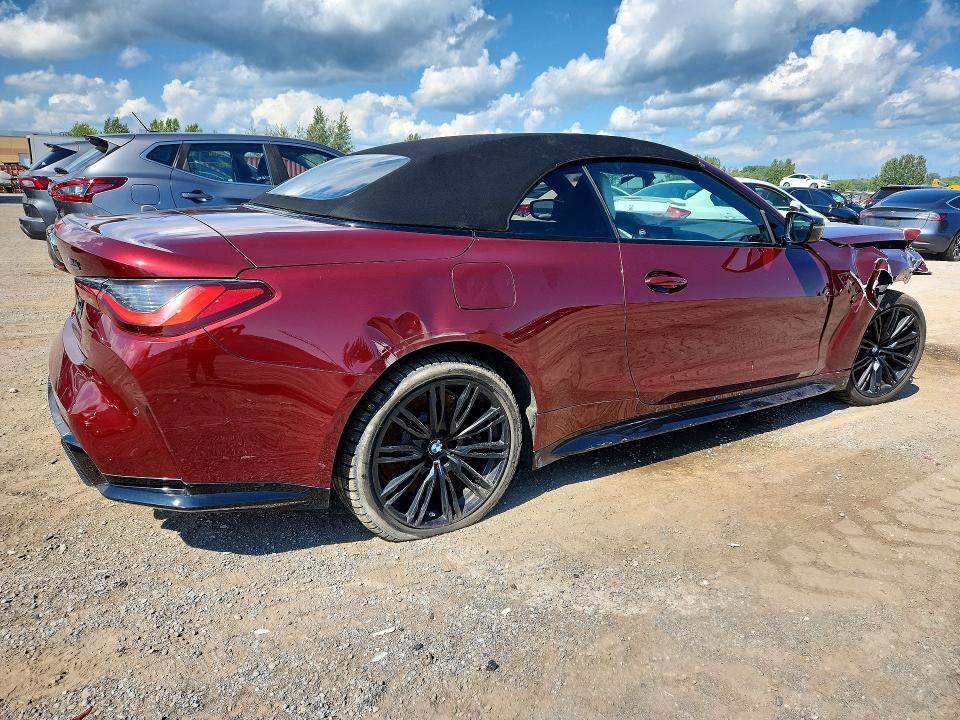 2022 Bmw M4 მანქანა იყიდება აუქციონზე, vin: WBS33BA02NCJ04325, აუქციონის ნომერი: 64775756