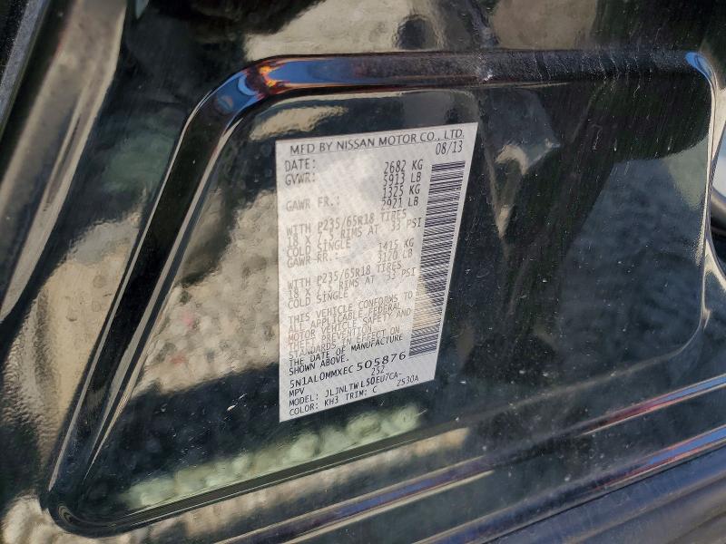 Продаж на аукціоні авто 2014 Infiniti Qx60, vin: 5N1AL0MMXEC505876, номер лоту: 63781106
