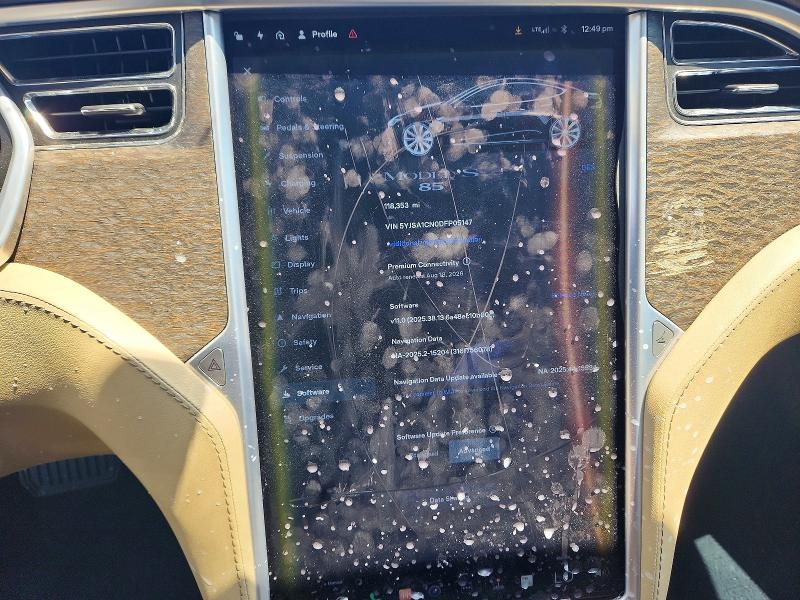 64694336 :رقم المزاد ، 5YJSA1CN0DFP05147 vin ، 2013 Tesla Model S مزاد بيع