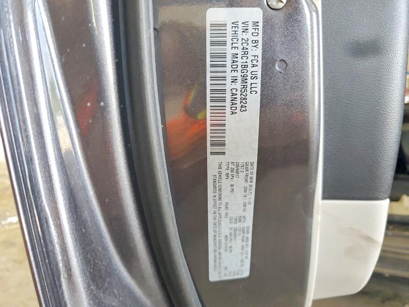 Aukcja sprzedaży 2021 Chrysler Pacifica, vin: 2C4RC1BG9MR528243, numer aukcji: 65578956