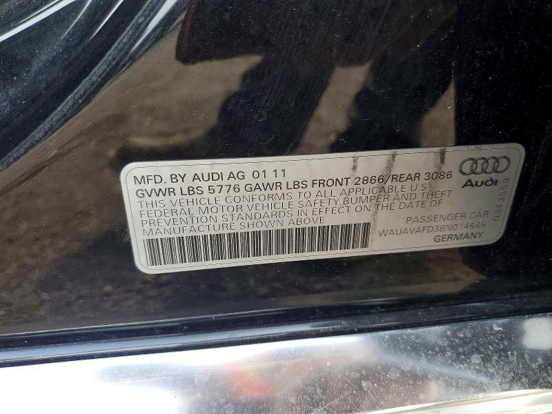 Продажа на аукционе авто 2011 Audi A8, vin: WAUAVAFD3BN014645, номер лота: 64646436