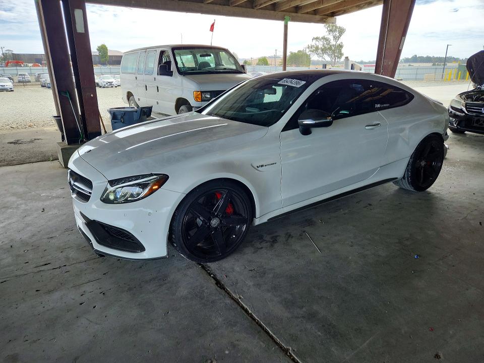 65494396 :رقم المزاد ، WDDWJ8HB6JF646823 vin ، 2018 Mercedes-benz C مزاد بيع