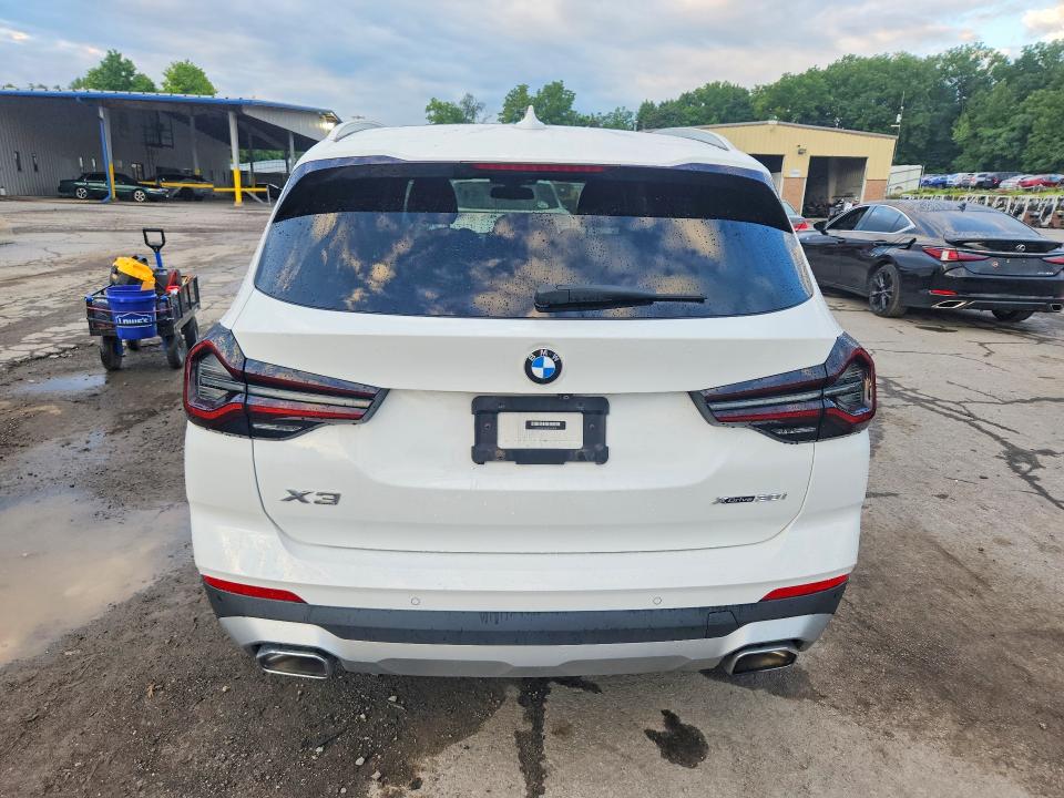 2022 Bmw X3 მანქანა იყიდება აუქციონზე, vin: 5UX53DP06N9M13648, აუქციონის ნომერი: 65505326