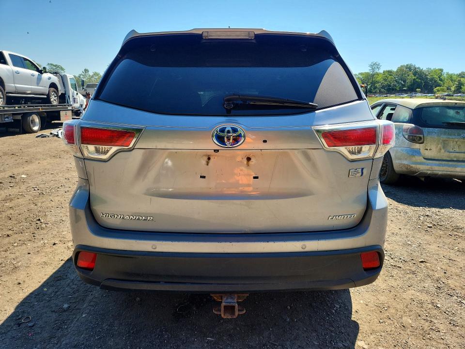 Продажа на аукционе авто 2015 Toyota Highlander Hybrid, vin: 5TDDCRFH0FS008146, номер лота: 65844656