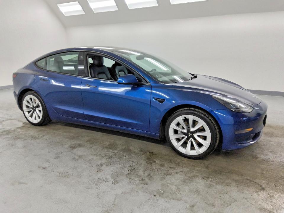 2022 Tesla Model 3 მანქანა იყიდება აუქციონზე, vin: 5YJ3E1EA7NF189602, აუქციონის ნომერი: 63424056