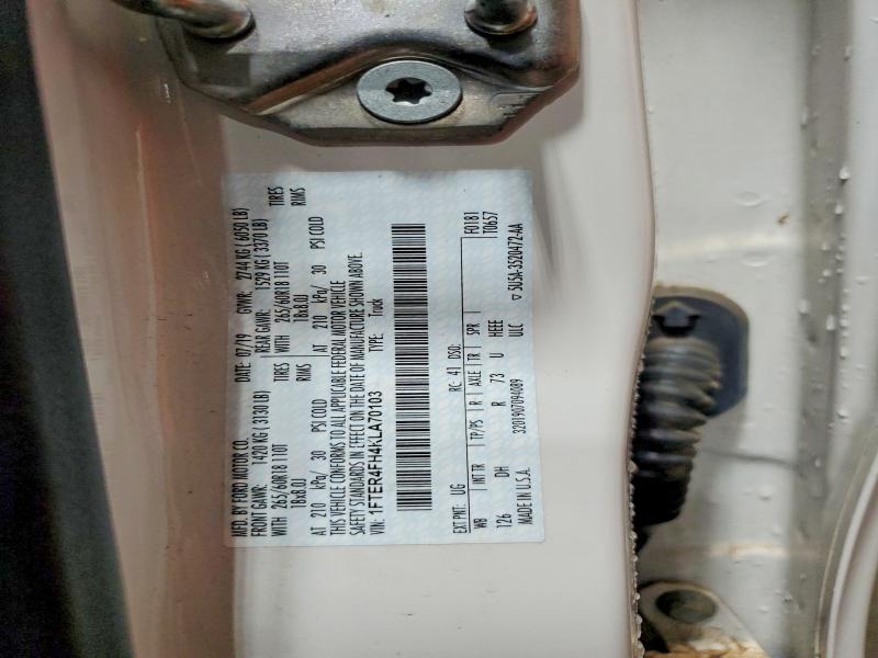 65557156 :رقم المزاد ، 1FTER4FH4KLA70103 vin ، 2019 Ford Ranger مزاد بيع
