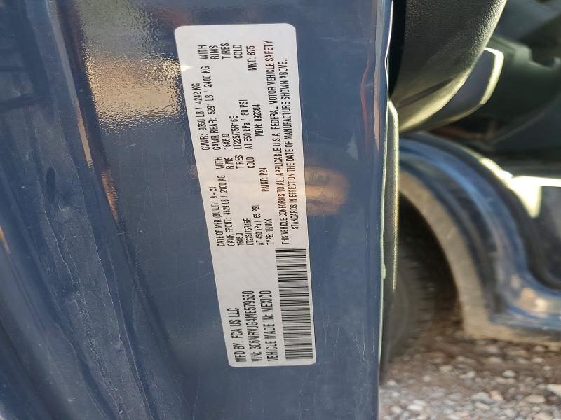 Продаж на аукціоні авто 2021 Ram Promaster 3500, vin: 3C6MRVJG4ME579630, номер лоту: 64736336
