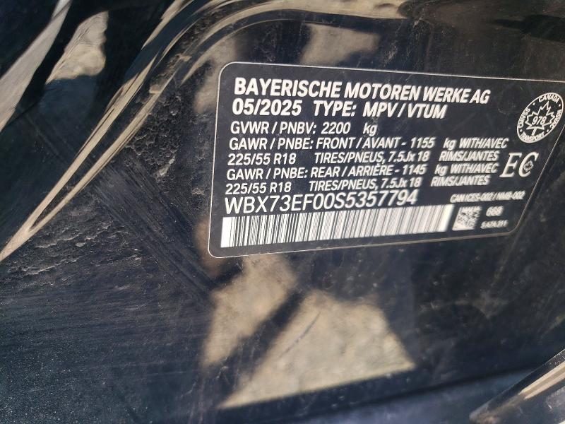 Aukcja sprzedaży 2025 Bmw X1, vin: WBX73EF00S5357794, numer aukcji: 64624766