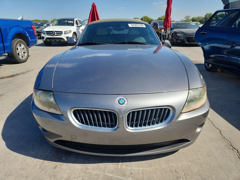 2004 Bmw Z4 მანქანა იყიდება აუქციონზე, vin: 4USBT33464LS48512, აუქციონის ნომერი: 64923746