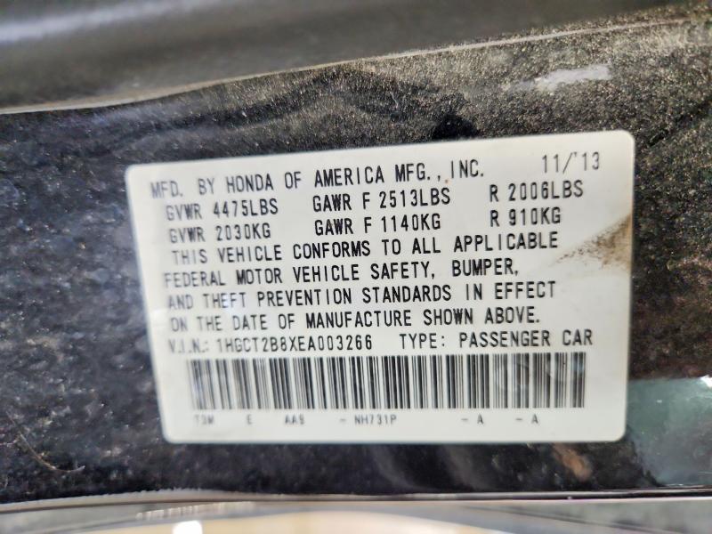 Aukcja sprzedaży 2014 Honda Accord, vin: 1HGCT2B8XEA003266, numer aukcji: 64089336