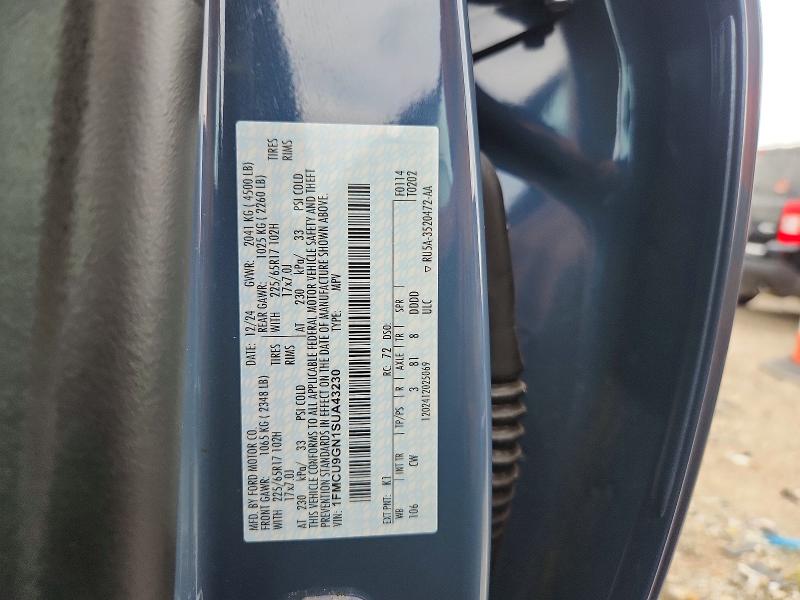 Продаж на аукціоні авто 2025 Ford Escape, vin: 1FMCU9GN1SUA43230, номер лоту: 65281986