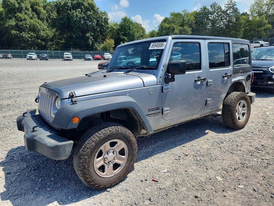 2017 Jeep Wrangler Unlimited მანქანა იყიდება აუქციონზე, vin: 1C4BJWKG6HL674618, აუქციონის ნომერი: 66946506