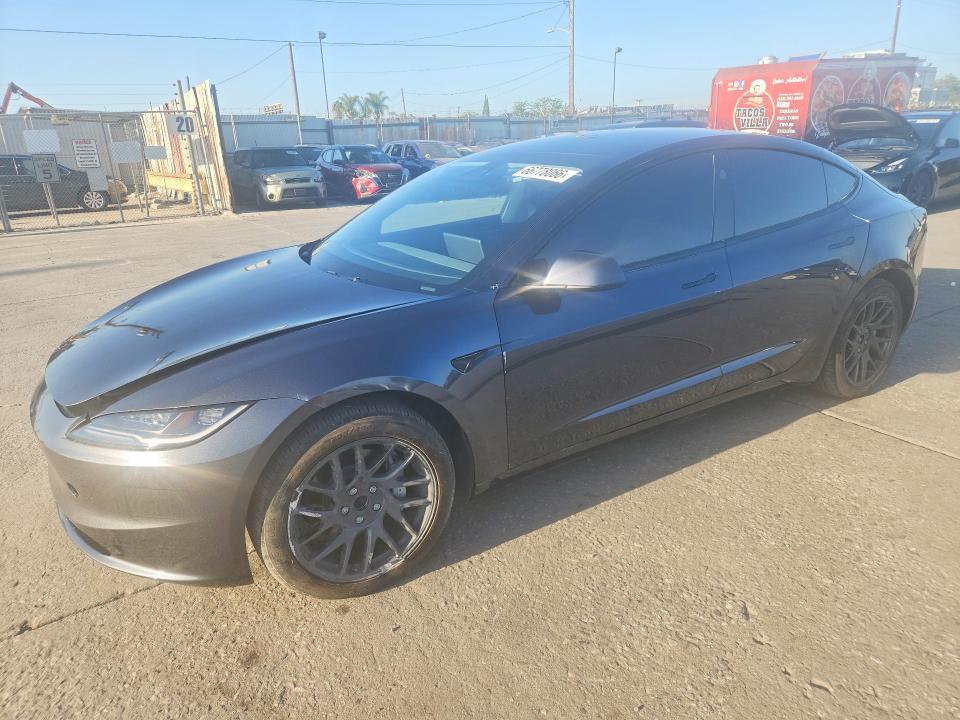 66778066 :رقم المزاد ، 5YJ3E1EA9SF013033 vin ، 2025 Tesla Model 3 مزاد بيع