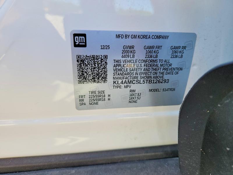 Aukcja sprzedaży 2026 Buick Encore Gx, vin: KL4AMCSL5TB126293, numer aukcji: 66788636
