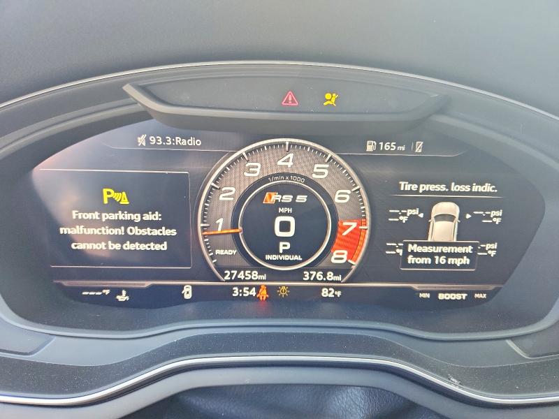 64503686 :رقم المزاد ، WUAPWAF50KA902444 vin ، 2019 Audi Rs5 مزاد بيع