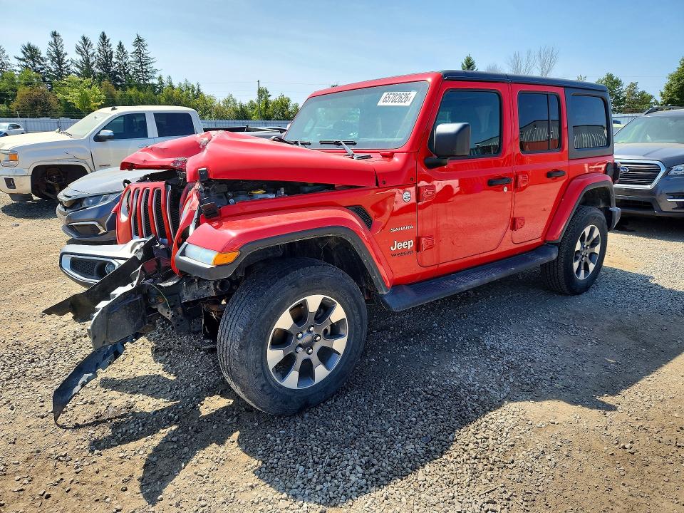 Продажа на аукционе авто 2021 Jeep Wrangler Unlimited, vin: 1C4HJXEG1MW865190, номер лота: 65702626