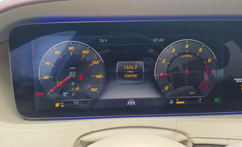 2018 Mercedes-benz S მანქანა იყიდება აუქციონზე, vin: WDDUG8DB7JA369186, აუქციონის ნომერი: 64450156