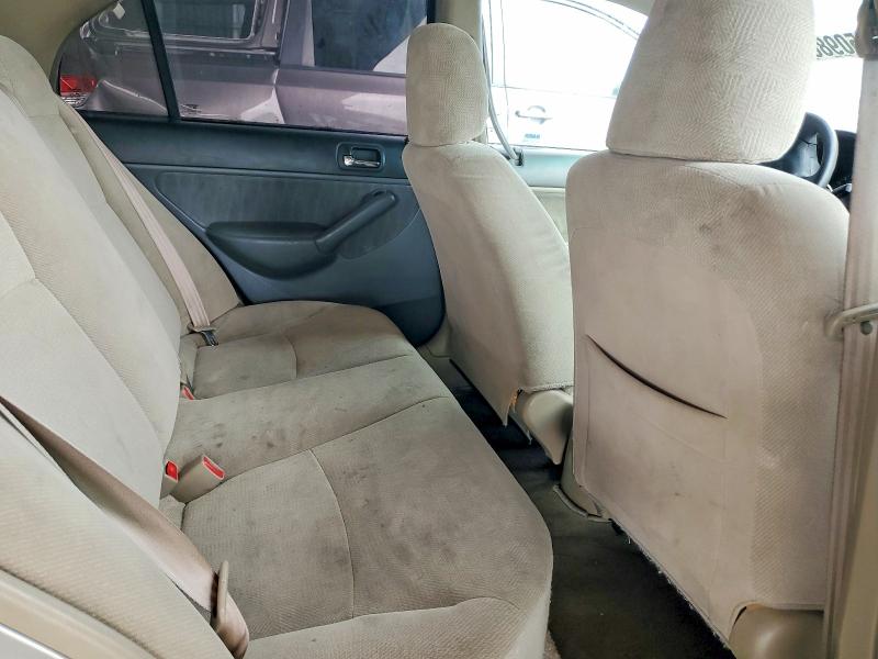 2001 Honda Civic მანქანა იყიდება აუქციონზე, vin: 2HGES16551H554206, აუქციონის ნომერი: 66250986