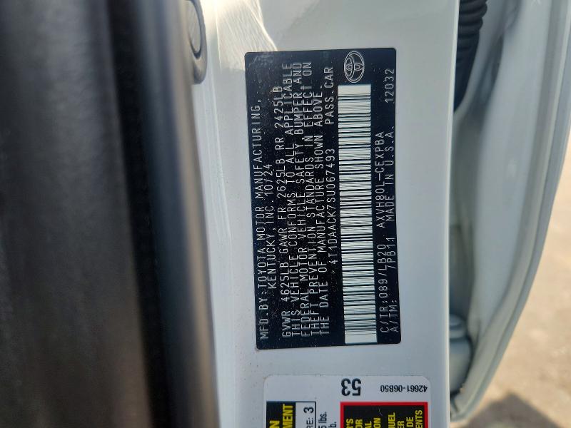 Продаж на аукціоні авто 2025 Toyota Camry, vin: 4T1DAACK7SU067493, номер лоту: 64973506