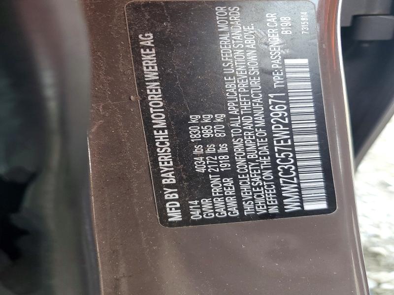 Продаж на аукціоні авто 2014 Mini Cooper, vin: WMWZC3C57EWP29671, номер лоту: 63787416
