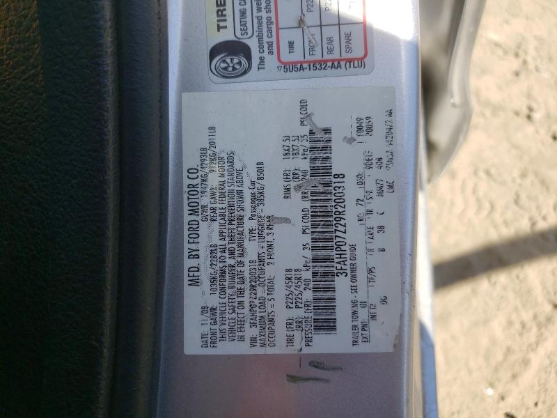 Продаж на аукціоні авто 2009 Ford Fusion, vin: 3FAHP07Z29R200318, номер лоту: 66566286