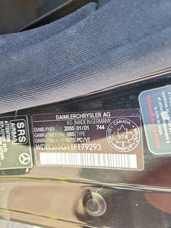 Продажа на аукционе авто 2001 Mercedes-benz Clk, vin: WDBLJ65G11F179293, номер лота: 66047626