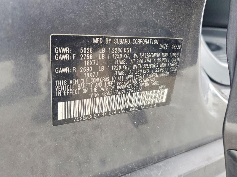 Aukcja sprzedaży 2020 Subaru Outback, vin: 4S4BTGND2L3256174, numer aukcji: 64040106