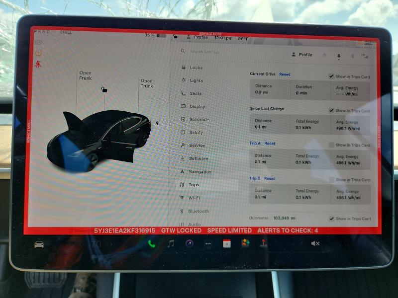 Продаж на аукціоні авто 2019 Tesla Model 3, vin: 5YJ3E1EA2KF316915, номер лоту: 63359266