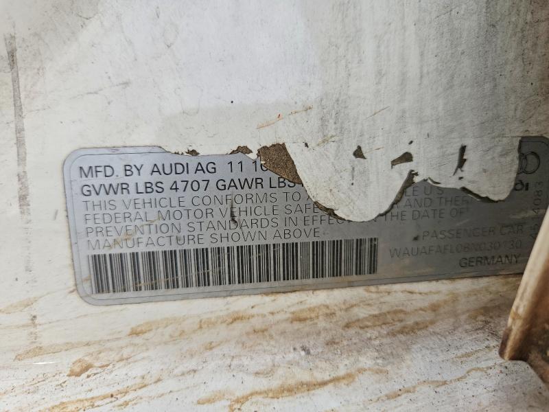 66957046 :رقم المزاد ، WAUAFAFL0BN030130 vin ، 2011 Audi A4 مزاد بيع