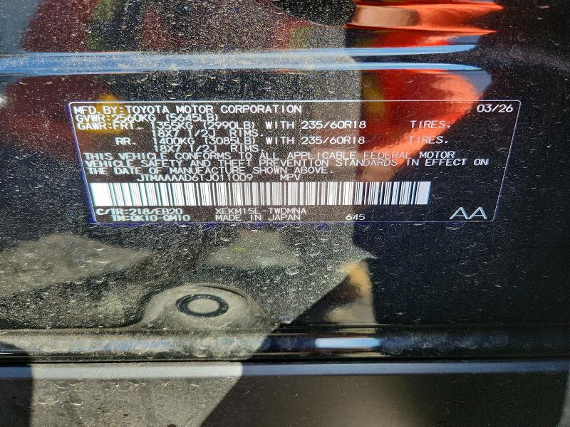 66207526 :رقم المزاد ، JTMAAAAD6TJ011009 vin ، 2026 Toyota C-hr مزاد بيع
