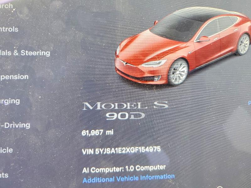 Продажа на аукционе авто 2016 Tesla Model S, vin: 5YJSA1E2XGF154975, номер лота: 66973696