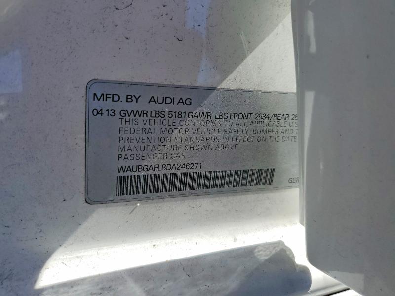 Продажа на аукционе авто 2013 Audi S4, vin: WAUBGAFL8DA246271, номер лота: 64632996