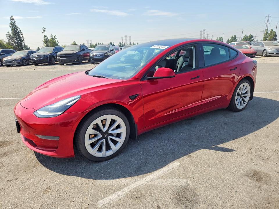 Aukcja sprzedaży 2022 Tesla Model 3, vin: 5YJ3E1EA9NF143530, numer aukcji: 63810216
