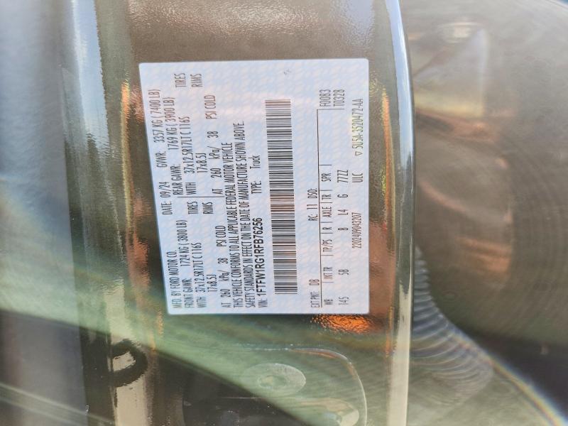 Aukcja sprzedaży 2024 Ford F150, vin: 1FTFW1RG1RFB76256, numer aukcji: 65692616