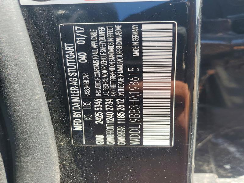 Продаж на аукціоні авто 2017 Mercedes-benz Cls, vin: WDDLJ9BB3HA198615, номер лоту: 65749036