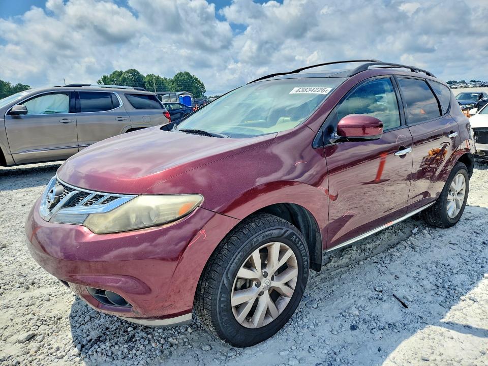 Продаж на аукціоні авто 2011 Nissan Murano, vin: JN8AZ1MU9BW062675, номер лоту: 63834226