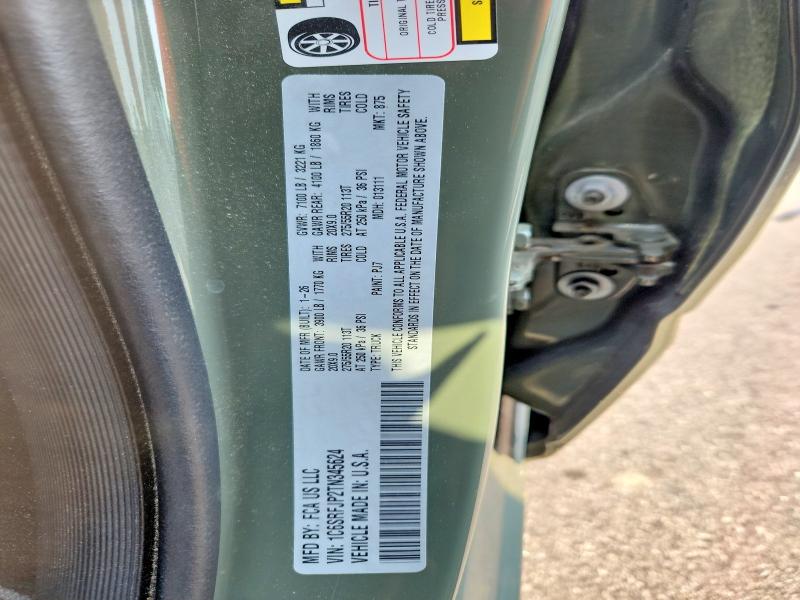 Продажа на аукционе авто 2026 Ram 1500, vin: 1C6SRFJP2TN345624, номер лота: 64757106